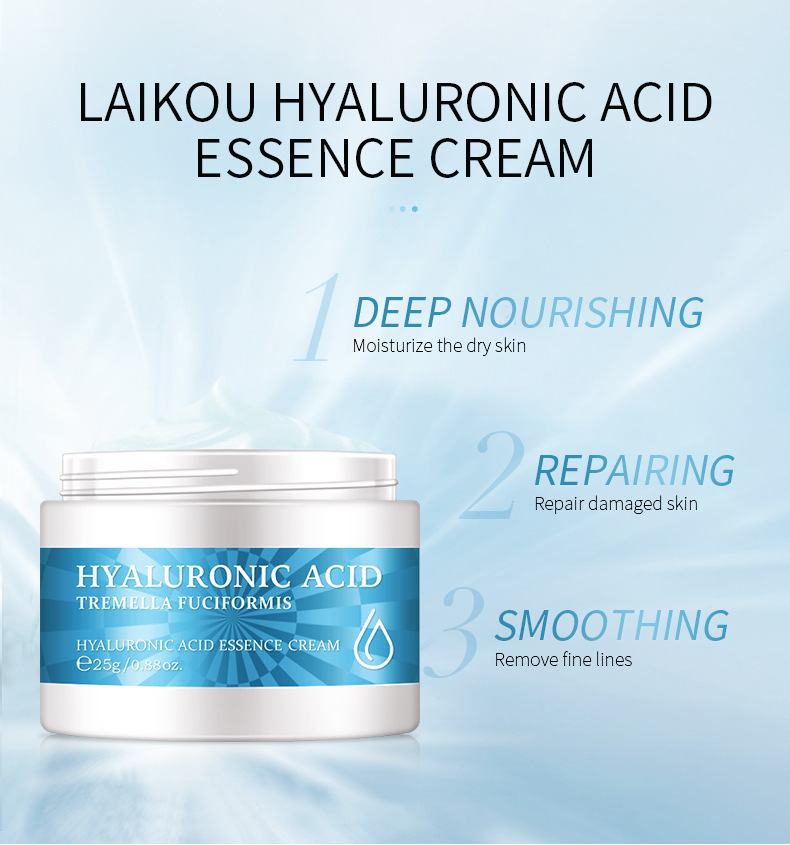 Laikou Hyaluronic Acid Essence Cream - 25g