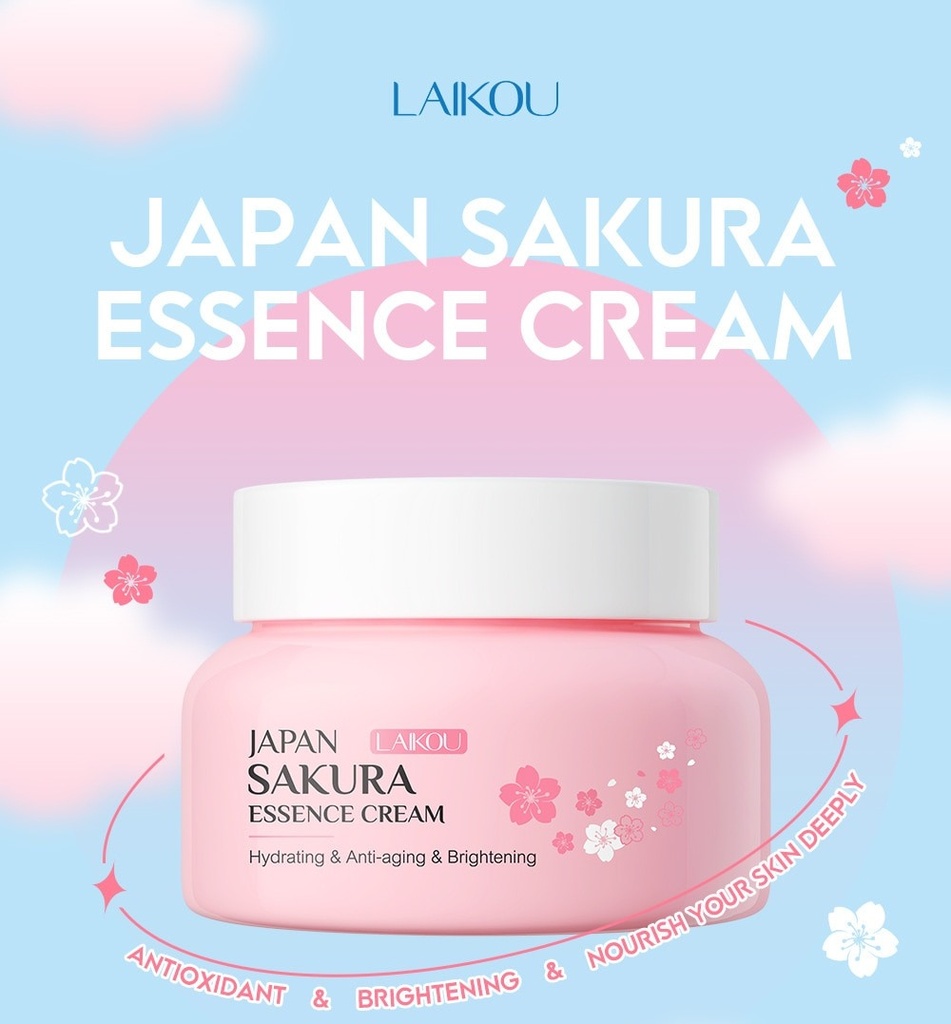 Laikou Japan Sakura Essence Cream - 60g