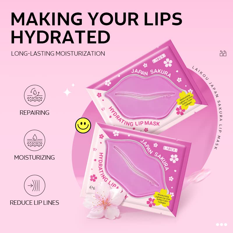 Laikou Japan Sakura Hydrating Lip Mask - 6 gm