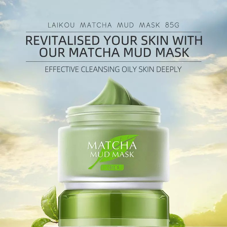 Laikou Matcha Mud Mask Cream - 85g