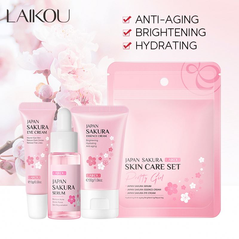 Laikou Sakura Skin & Eye Care 3 Pcs Set