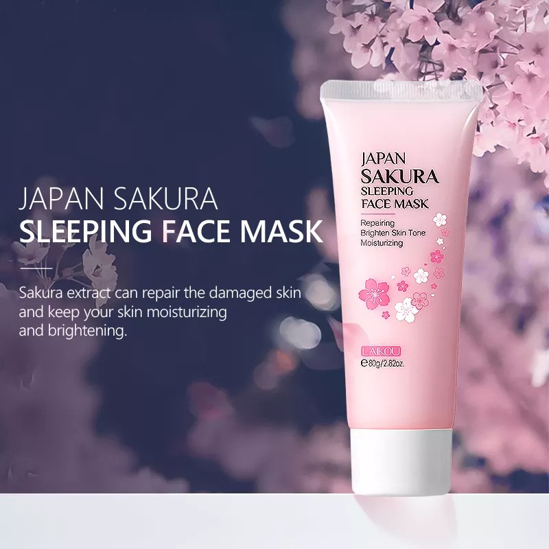 Laikou Sakura Sleeping Mask - 80g