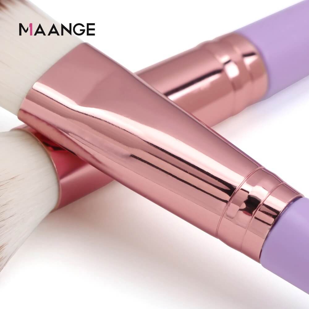 Maange 14 pcs Makeup Brush Set (Violet)