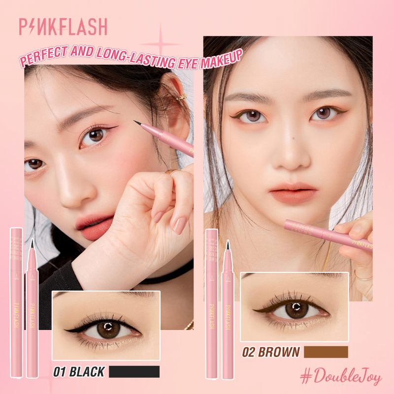 PFE05 - PINKFLASH Hypersharp Waterproof Eyeliner (02 Brown)