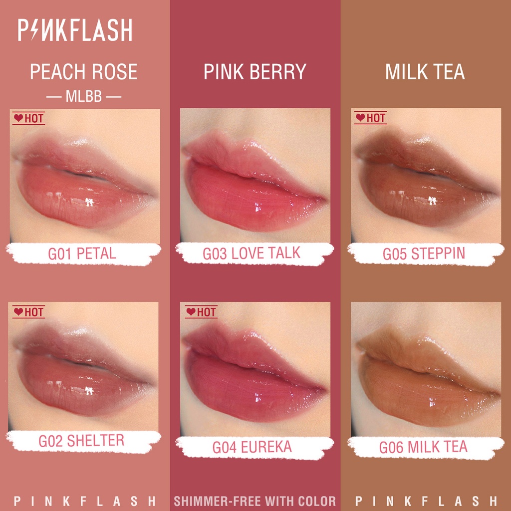 PFL02 - PINKFLASH Ever Glossy Moist Lip Gloss