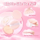 PFT11 - PINKFLASH Round Shaped Makeup Puff