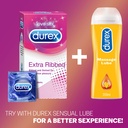 Durex Extra Ribbed Condoms (10 Pcs Pack)