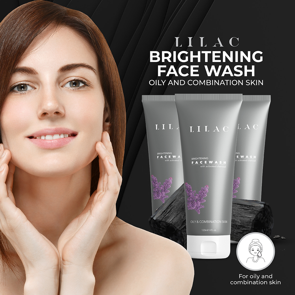 Lilac Brightening Face Wash Oily And Combination Skin