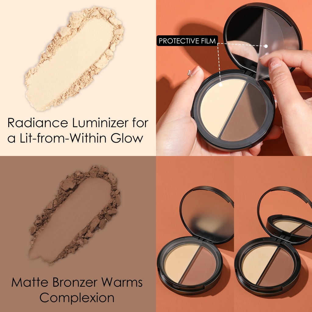 FA05 - Focallure Highlight & Bronze DUO Contour - 8.4g