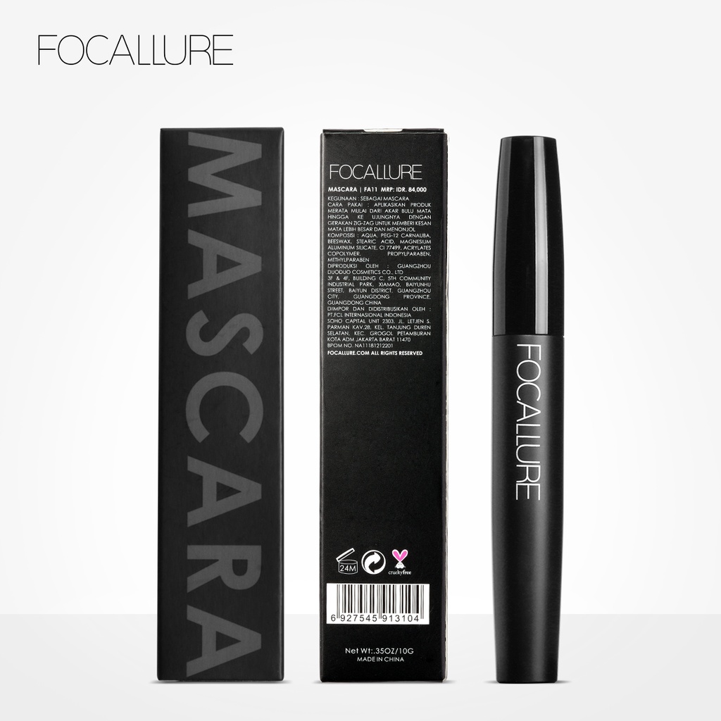 FA11 - Focallure Volume & Length Waterproof Mascara