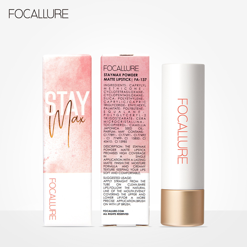 FA137 - Focallure StayMax Powder Matte Lipsticks