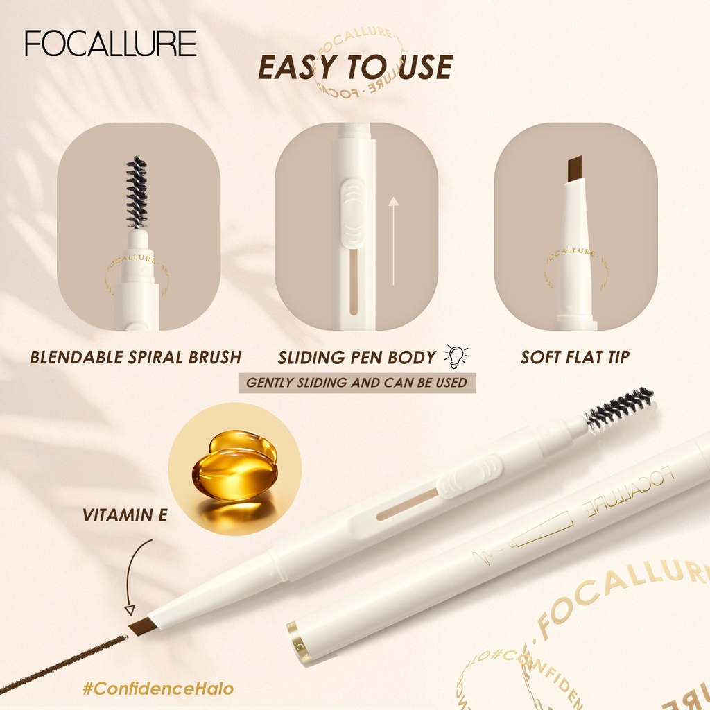 FA202 - Focallure Silky Shaping Auto Eyebrow Pencil