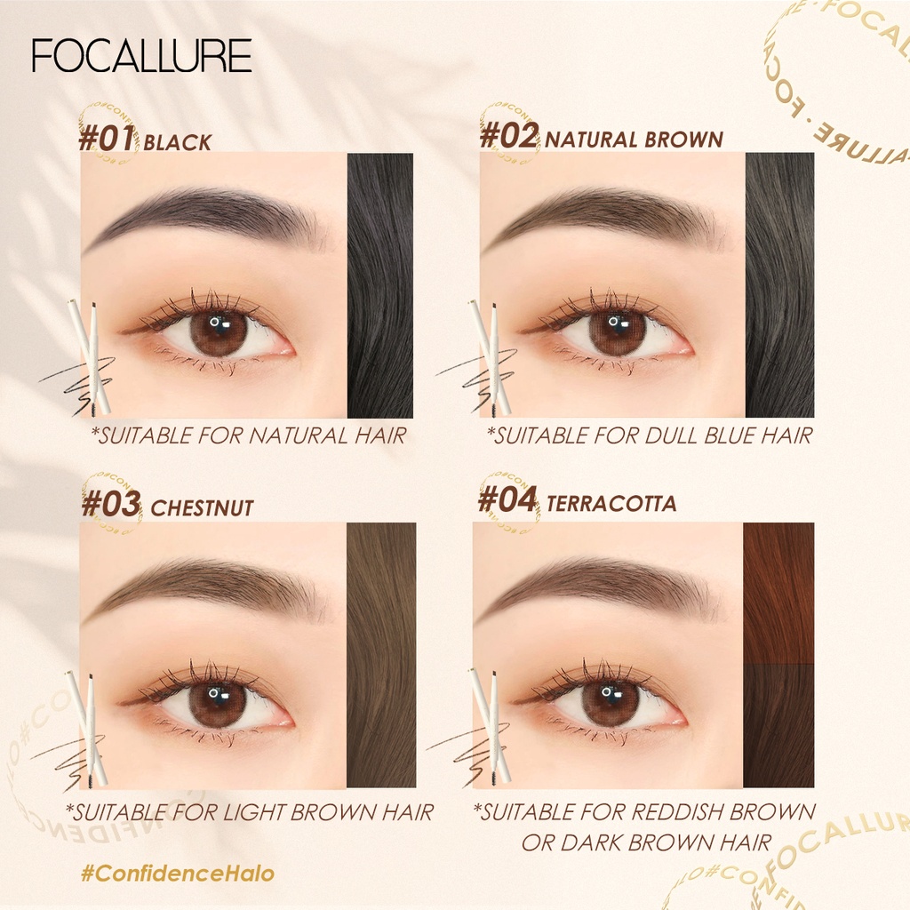 FA202 - Focallure Silky Shaping Auto Eyebrow Pencil