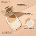 FA206 - Focallure Poreless Compact Powder - 10g