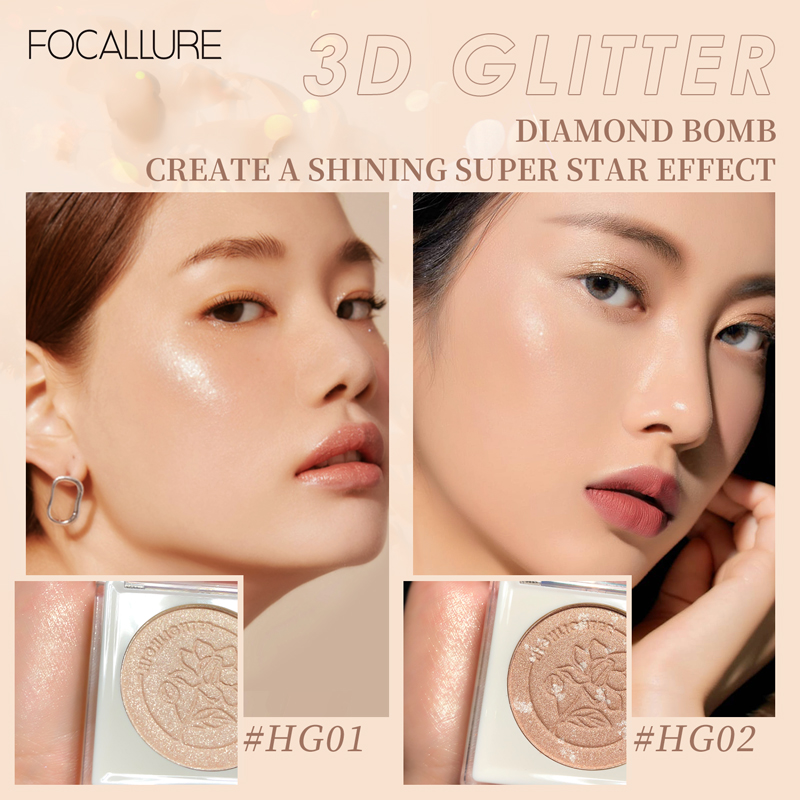 FA234 - Focallure Skin Pressed Highlighter - 3.7g