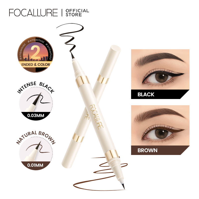 FA309 - Focallure Ultra Skinny Waterproof Duo Liquid Eyeliner