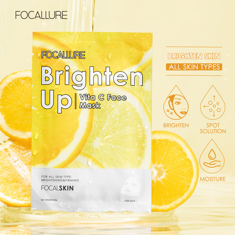 FASC03 - Focallure BRIGHTEN UP Vitamin-C Face Mask (25g)