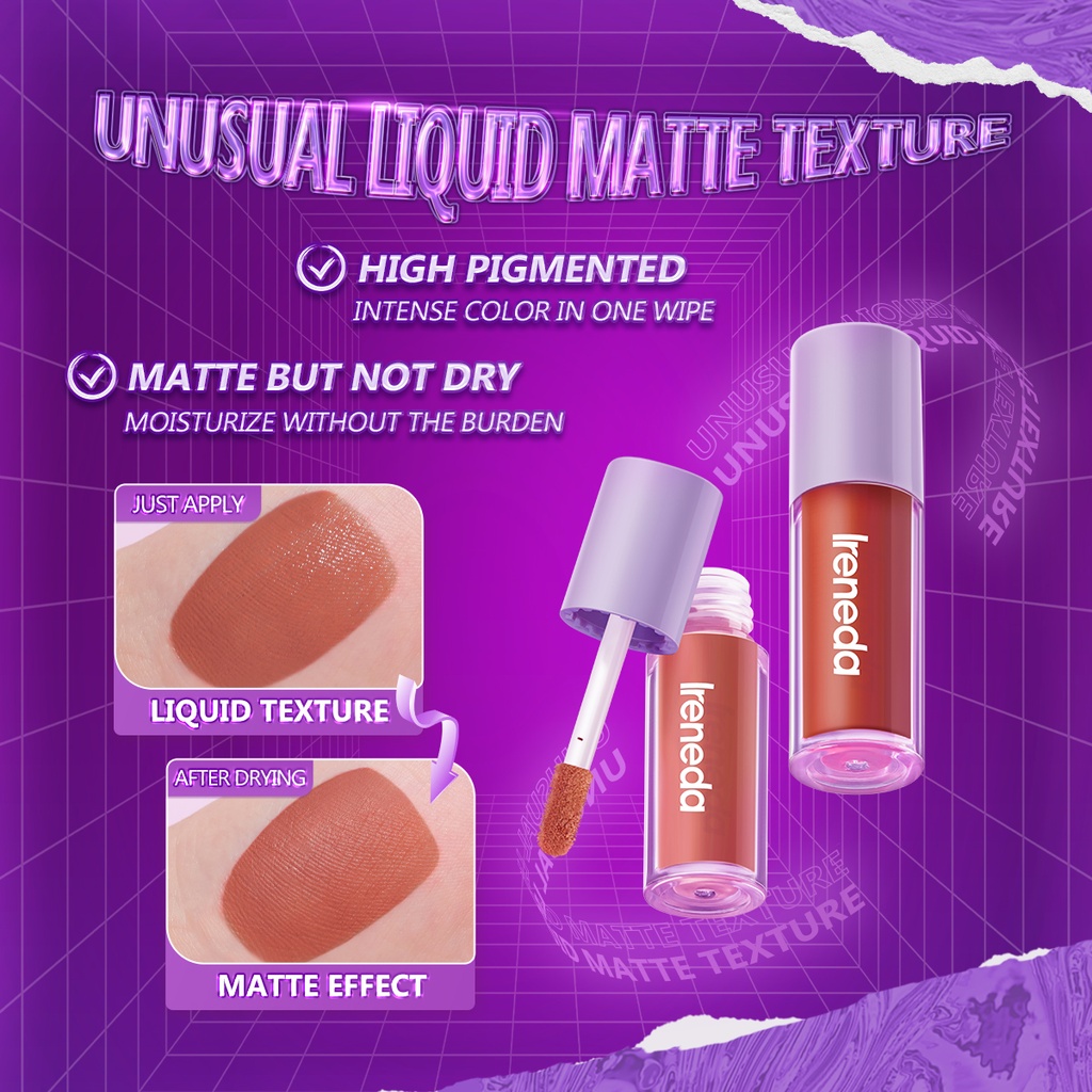 IR03 - Ireneda Waterproof Matte Liquid Lipstick