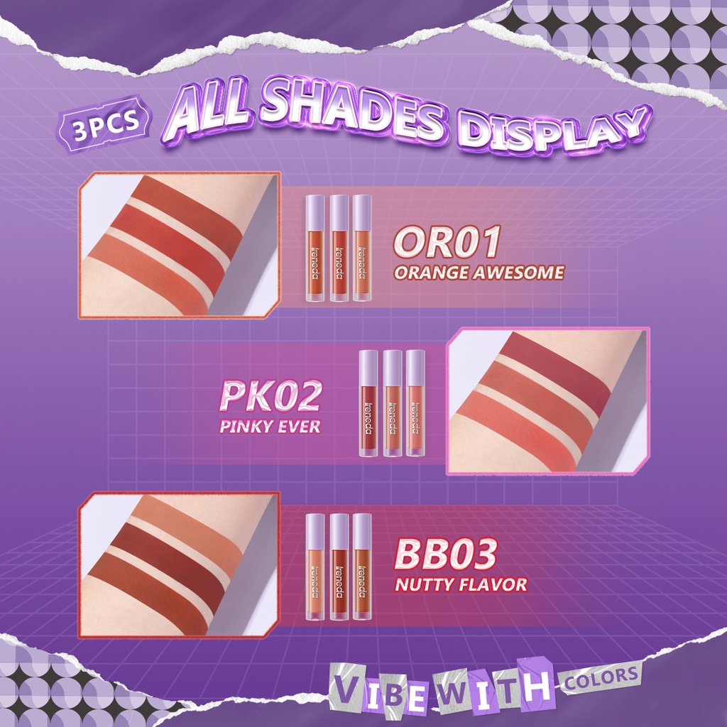 IRS01 - Ireneda Waterproof Matte Liquid Lipstick Set