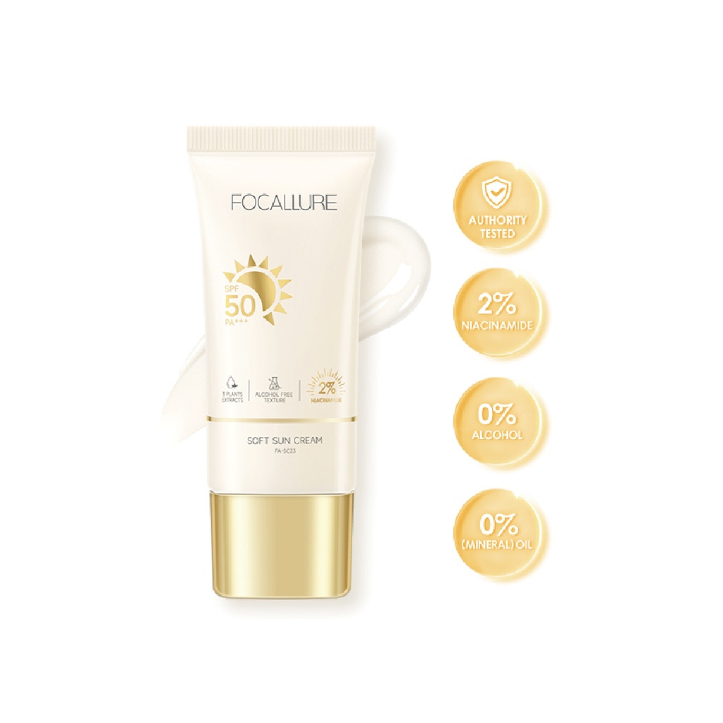 FASC23 - Focallure Soft Sun Cream SPF50 PA+++ 