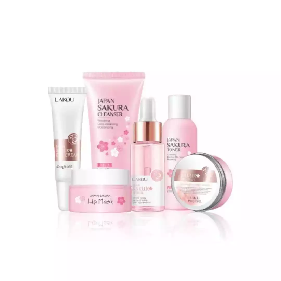 Laikou Sakura Face Eye & Lip Care Combo