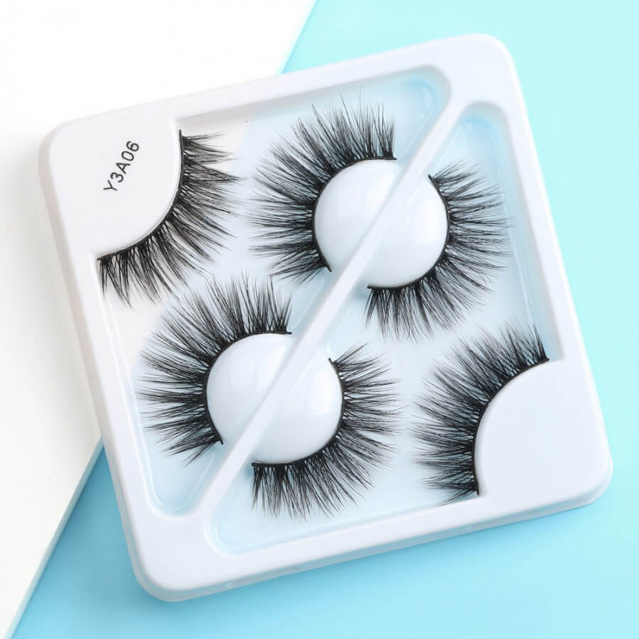 MAANGE 3 Pair 3D Eyelashes (Y3A06)