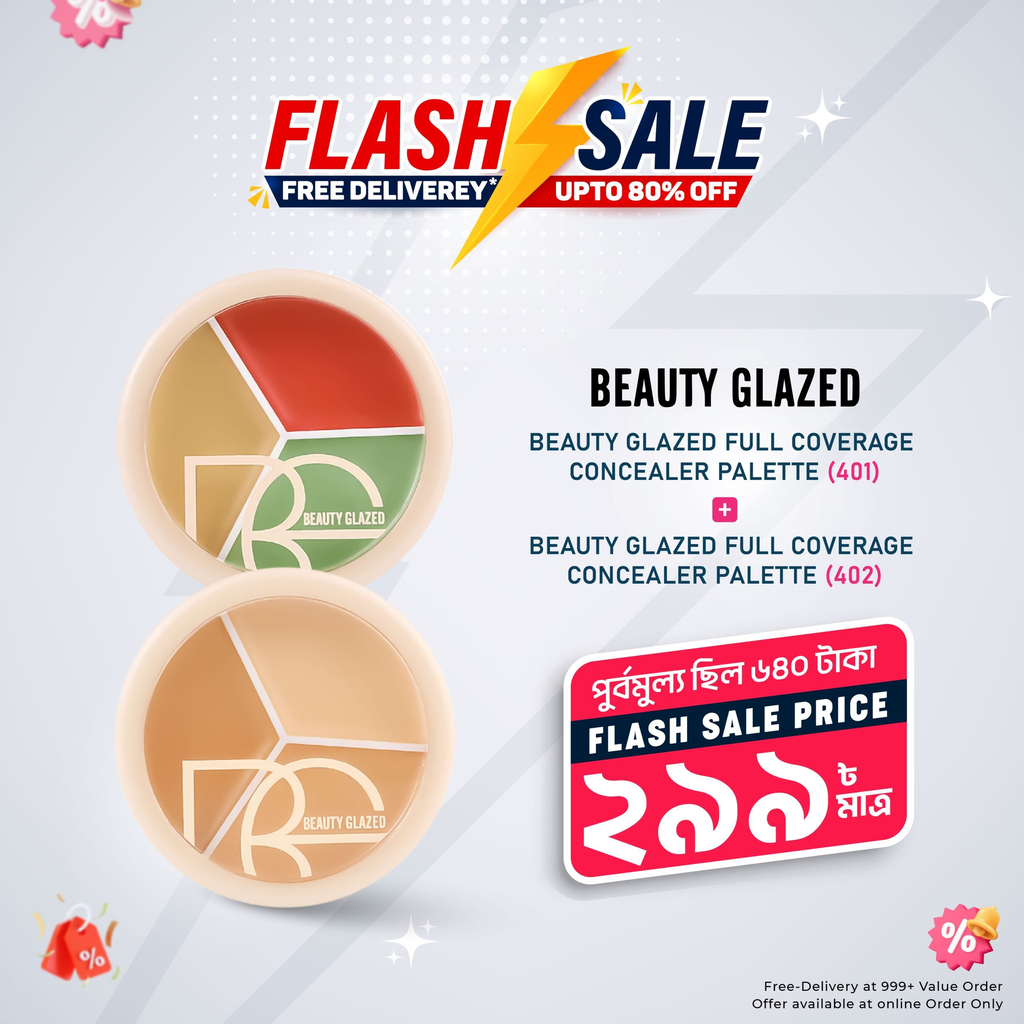 Buy Beauty Glazed Concealer Palette & Get Beauty Glazed Colour Correct Palette Free