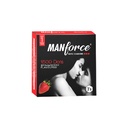 Manforce Xotic Condom 1500 Dots Strawberry Flavour