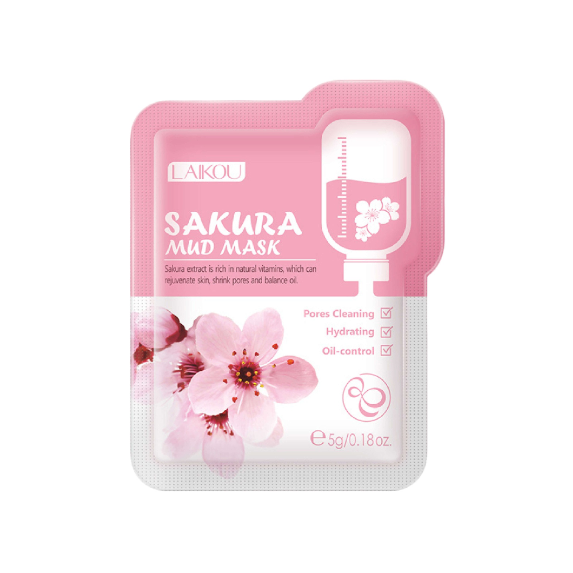 Laikou Sakura Mud Mask: 01 Pcs