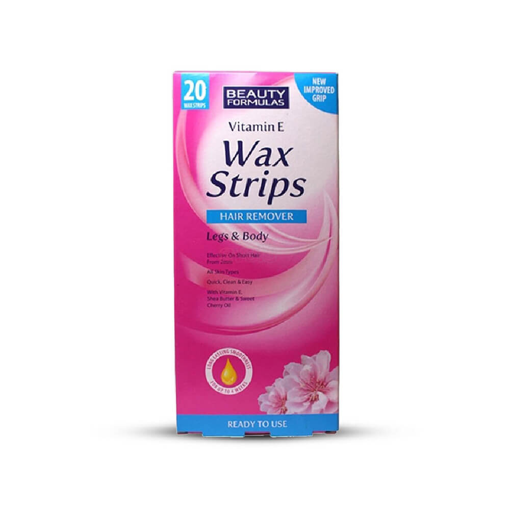 Beauty Formulas Vitamin E Wax Strips 