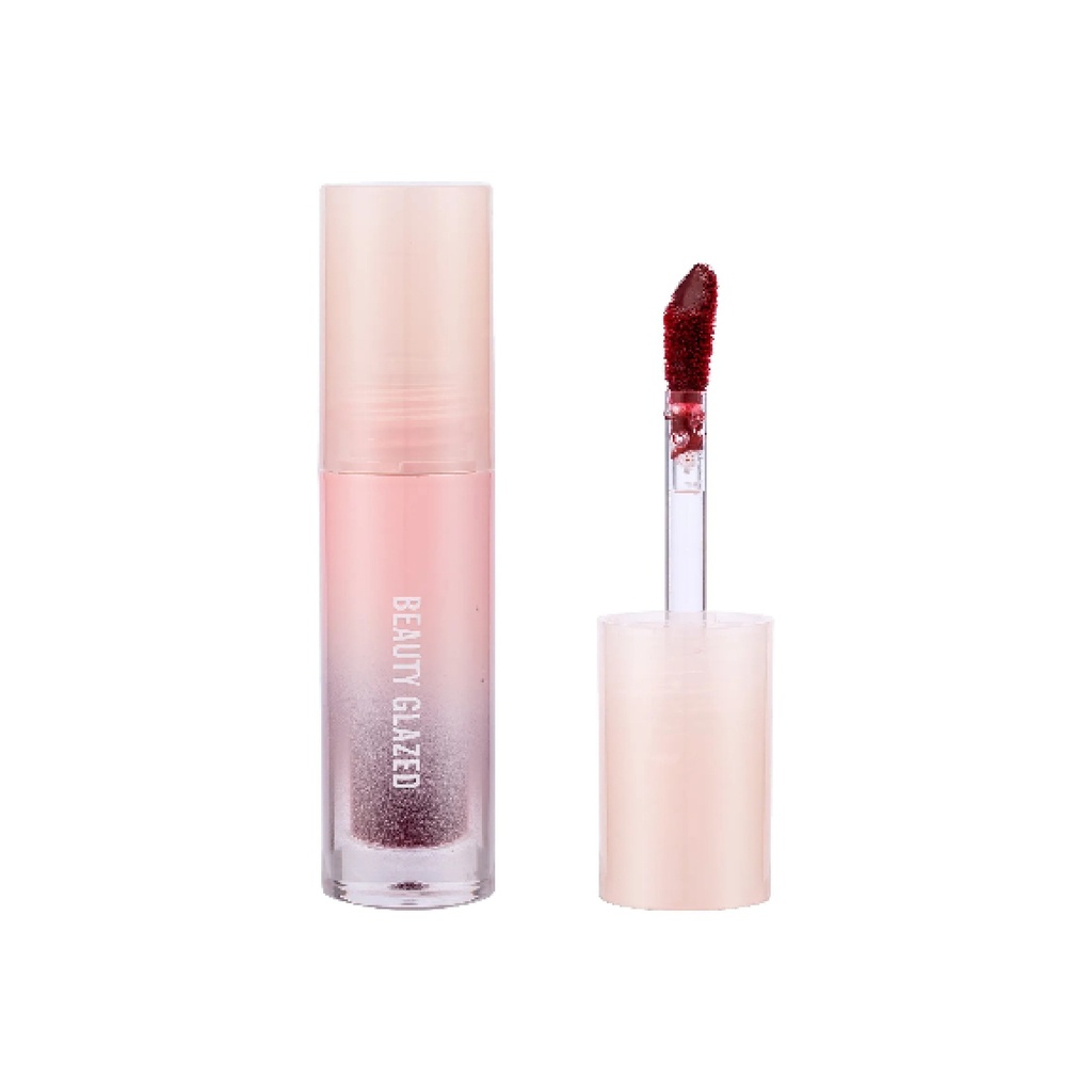 Beauty Glazed Sangria Red Mirrored Lip Gloss