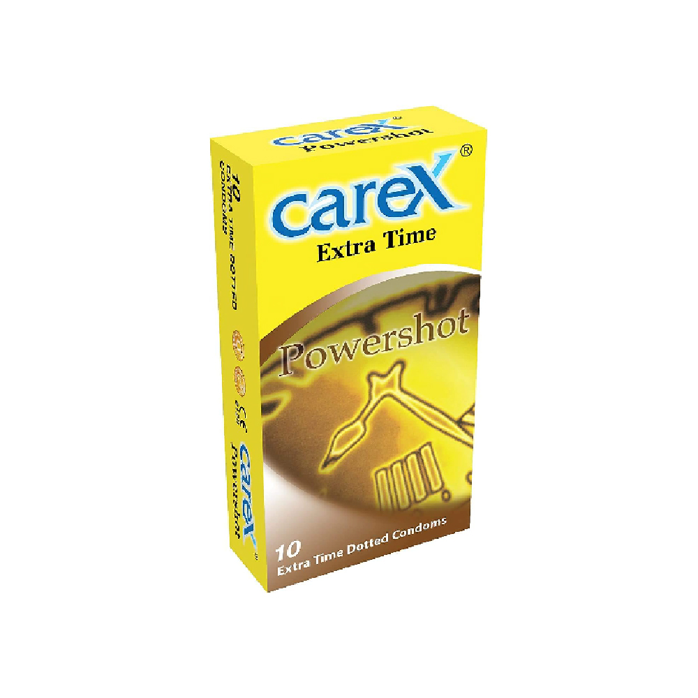 Carex Powershot Extra Time Condoms (10 Pcs)